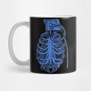 grenade ribcage Mug